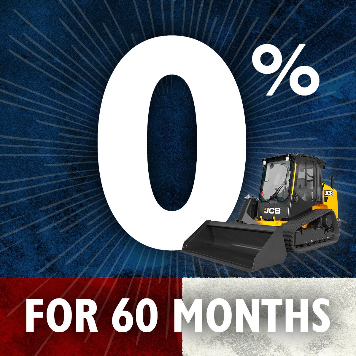 JCB – COMPACT TRACK LOADERS – 0% FOR 60 MONTHS